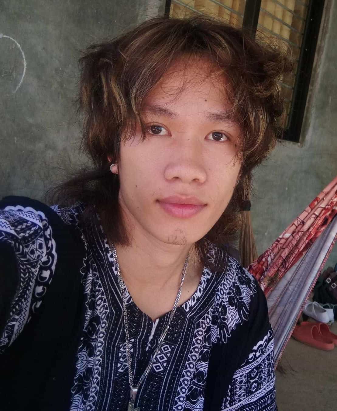 selfie with different hairstyle