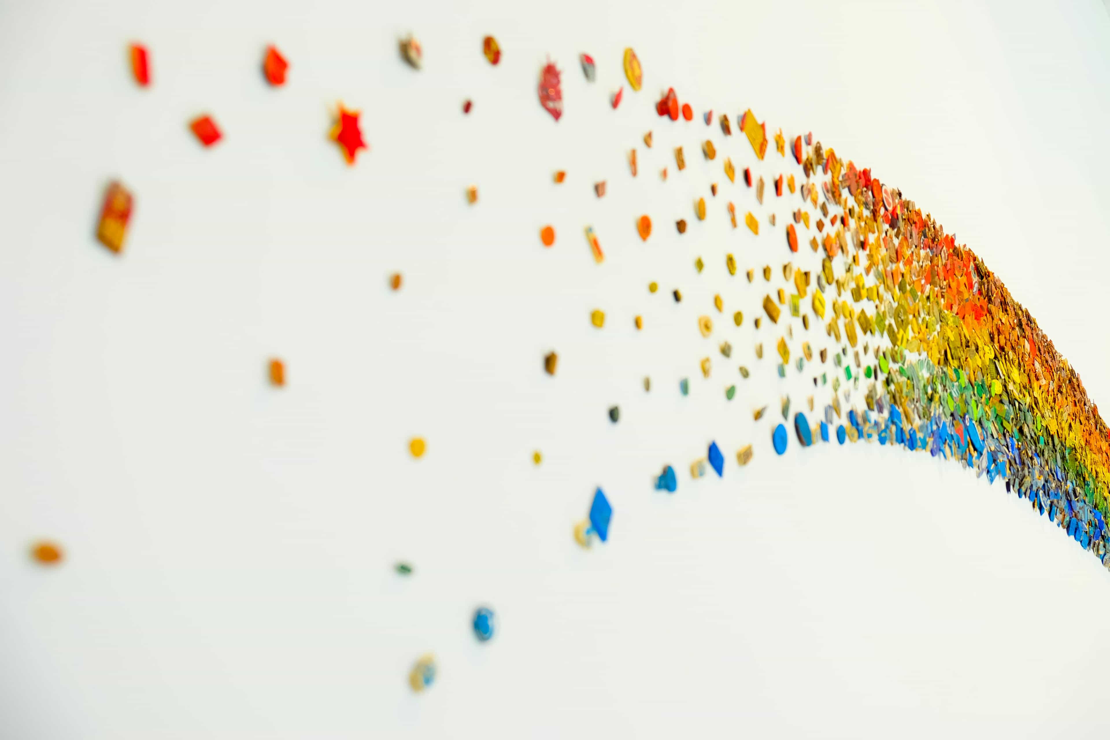 Photo by Francesco Ungaro: https://www.pexels.com/photo/blue-green-orange-and-red-rainbow-design-decoration-673648/