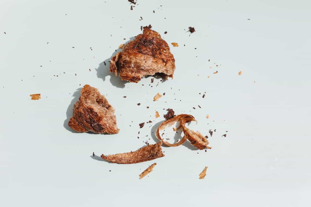 Photo by Polina Tankilevitch: https://www.pexels.com/photo/overhead-shot-of-a-broken-croissant-4828369/
