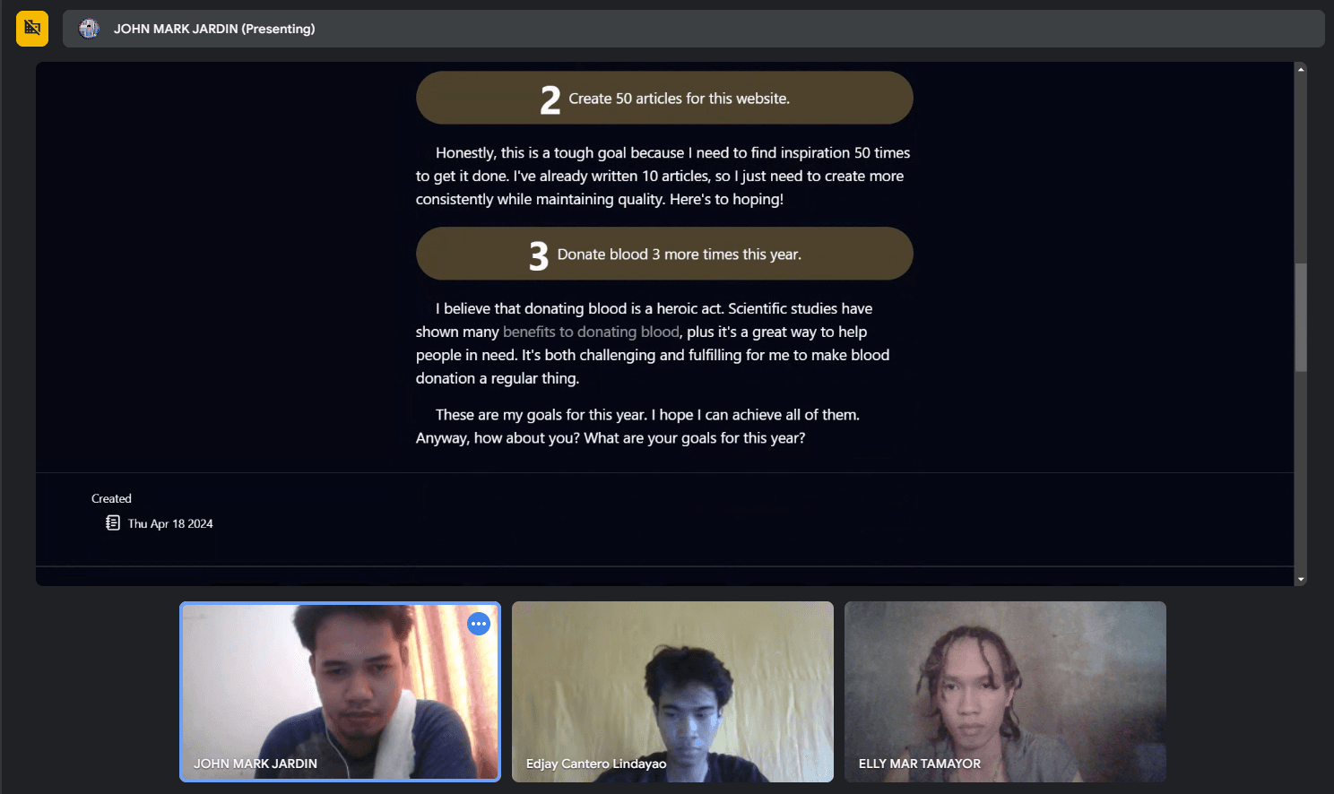 video call with friends