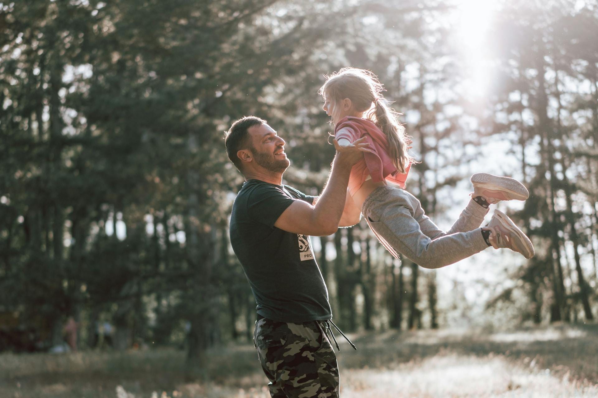 Photo by Oleksandr P: https://www.pexels.com/photo/a-man-in-black-shirt-carrying-a-girl-9275225/