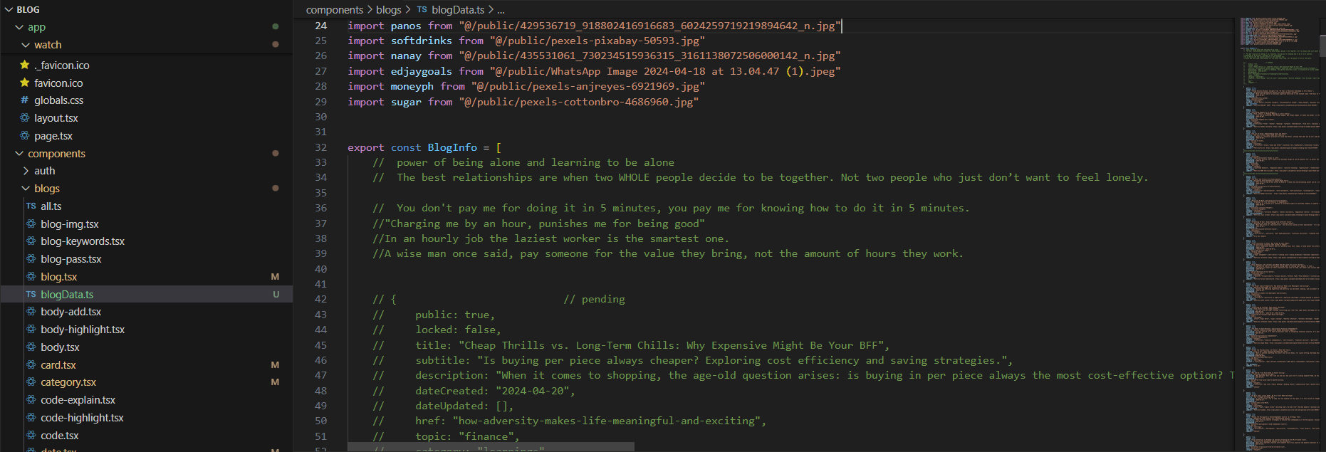 source code snippet